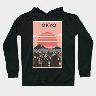 Retro vintage Tokyo Hoodie